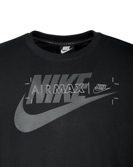 2 Pack Nike Air Max Graphic T Shirt Grey/Black - Image 5
