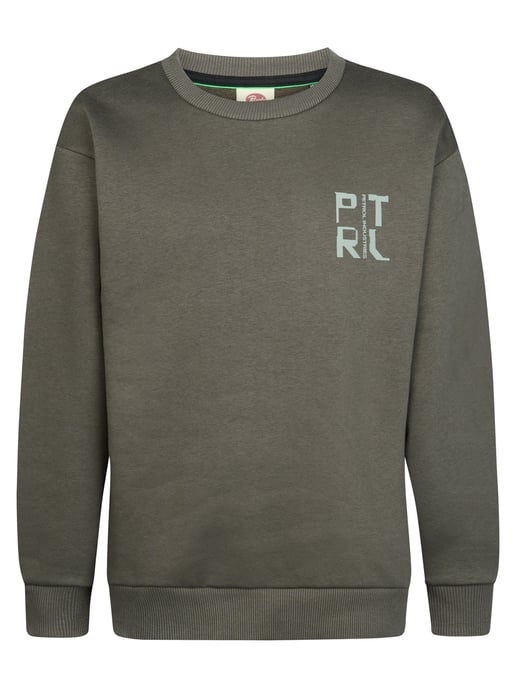 Petrol Industries - Jongens Sweater met print Ironhill - Grijs - Image 1
