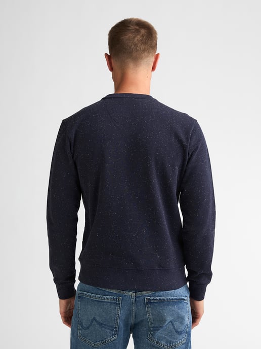 Petrol Industries - Heren Gemêleerde sweater met ronde hals rosewood - Blauw - Image 4