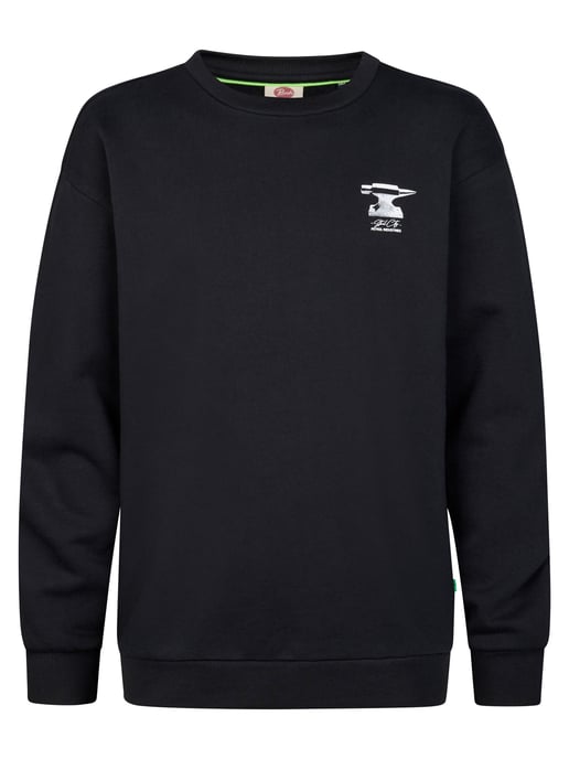 Petrol Industries - Jongens Sweater met print Steelhill - Zwart - Image 1