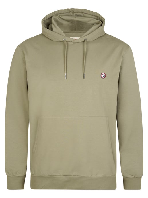 Petrol Industries - Heren Plus Size katoenen hoodie steelview - Groen - Image 1