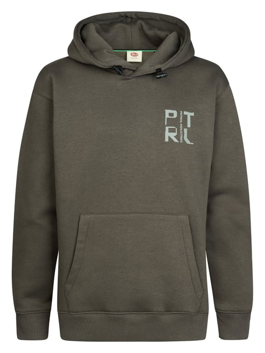 Petrol Industries - Jongens Relaxed hoodie met print millplace - Grijs - Image 1