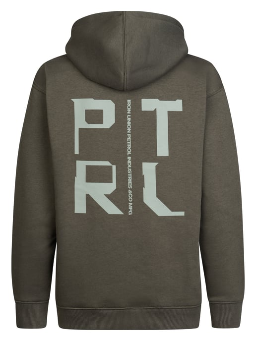 Petrol Industries - Jongens Relaxed hoodie met print millplace - Grijs - Image 2