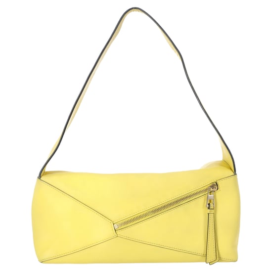 Loewe Puzzle Hobo Bag in Yellow Calfskin Leather - Image 3