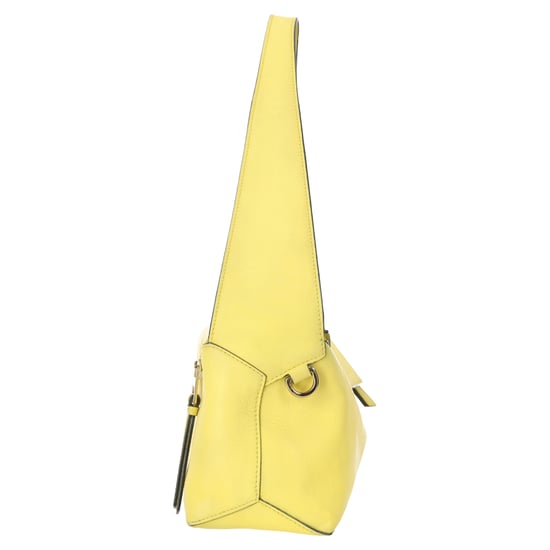 Loewe Puzzle Hobo Bag in Yellow Calfskin Leather - Image 4