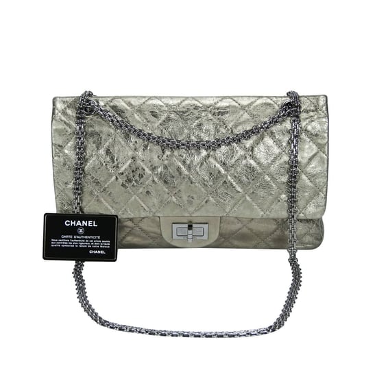 Chanel 2.55 Reissue Jumbo Gold Aged Calfskin Ruthenium - Image 1
