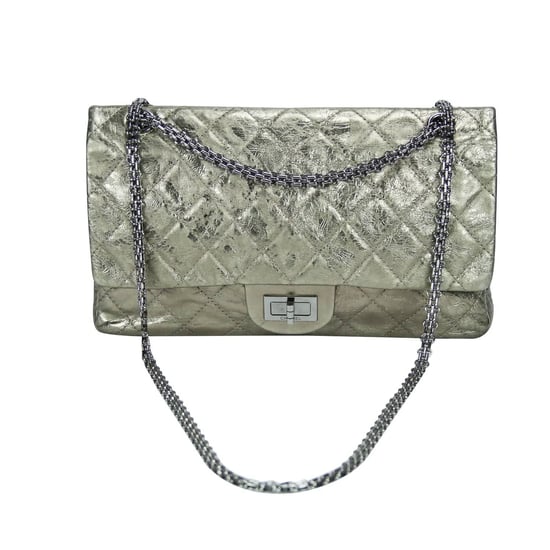 Chanel 2.55 Reissue Jumbo Gold Aged Calfskin Ruthenium - Image 2