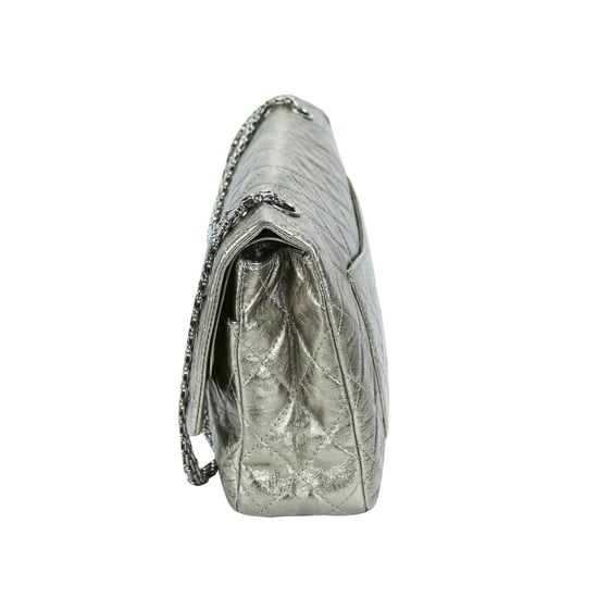 Chanel 2.55 Reissue Jumbo Gold Aged Calfskin Ruthenium - Image 6