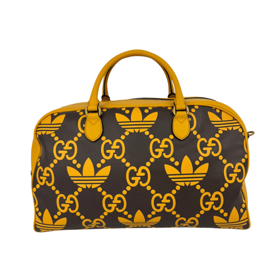 Gucci x Adidas Duffle Bag GG Leather - Image 3