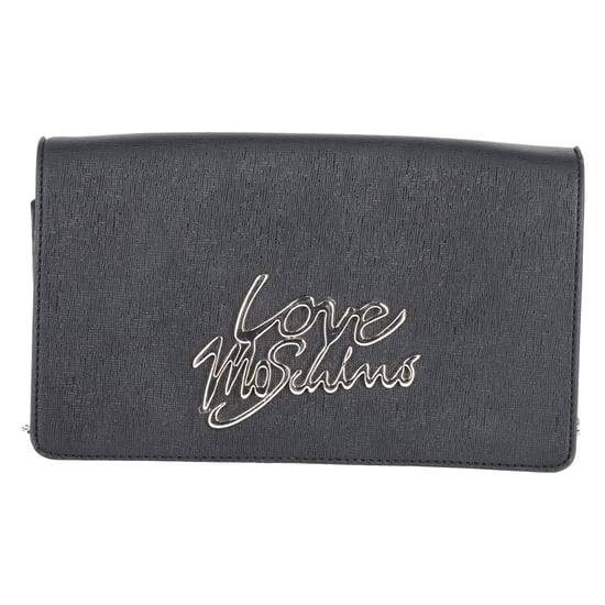 Love Moschino Small Convertible Crossbody Bag in Black Leather - Image 2
