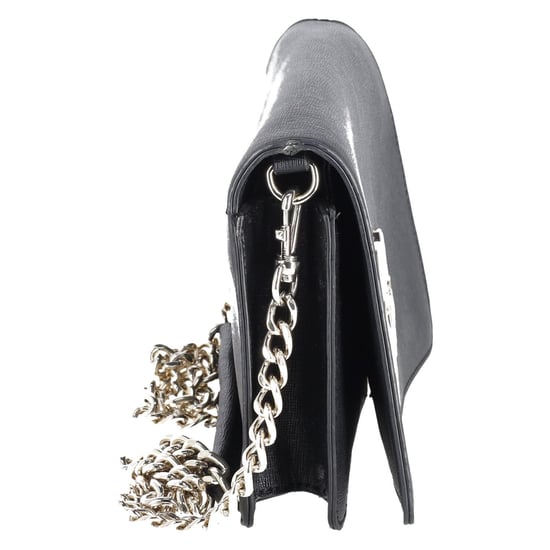 Love Moschino Small Convertible Crossbody Bag in Black Leather - Image 3