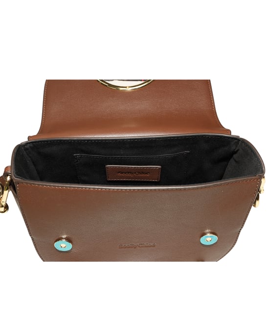 See By Chloe Mara crossbodytas in bruin leer - Image 5