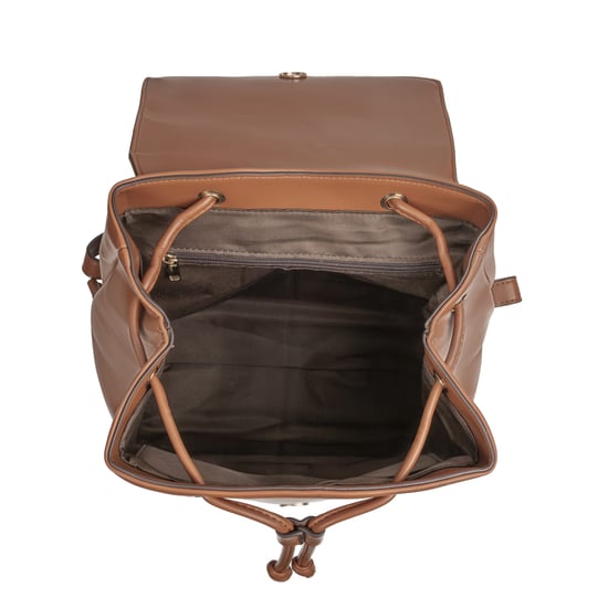 Women’s Small Backpack, Stylish Work School Rucksack Bag in Tan - Image 6