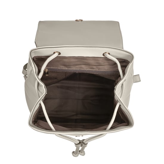 Women’s Small Backpack, Stylish Work School Rucksack Bag in Beige - Image 6