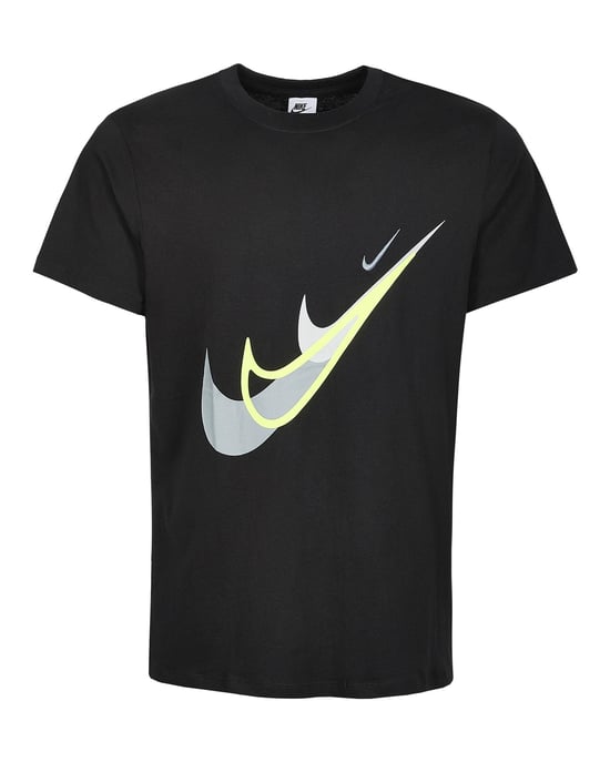 2 Pack Nike Sportswear Graphic T Shirt White/Black - Image 3