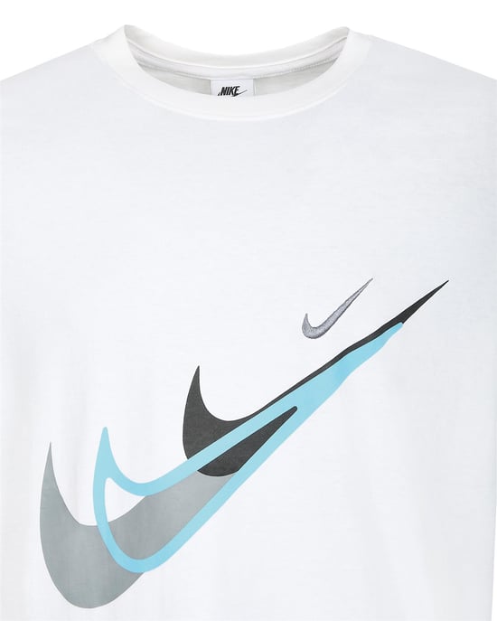 Nike Sportswear Graphic T Shirt White/Blue - Image 2