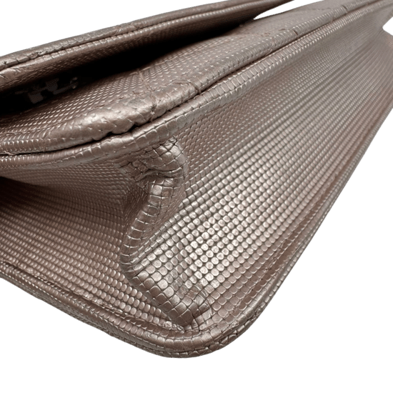 Chanel WOC Wallet on Chain Rosé Metallic Mesh Effect - Image 6