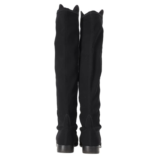 Stuart Weitzman Knee Length Boots in Black Suede - Image 3