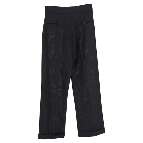 Jacquemus La Riviera raka byxor i svart polyester - Image 2