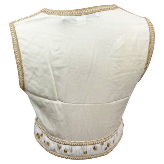 Diane von Furstenberg V-hals Knielange Jurk in Crème Polyester - Image 4
