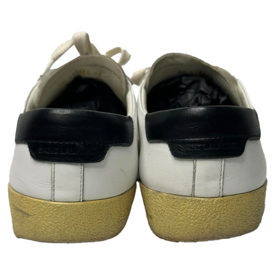 Saint Laurent Court Classic SL/06 Sneakers in White Calf Leather - Image 3
