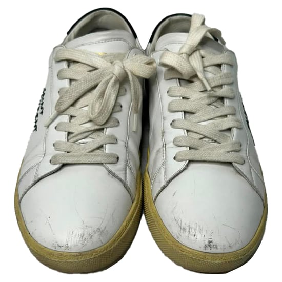 Saint Laurent Court Classic SL/06 Sneakers in White Calf Leather - Image 4