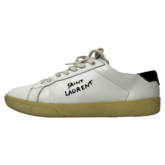 Saint Laurent Court Classic SL/06 Sneakers in White Calf Leather - Image 6