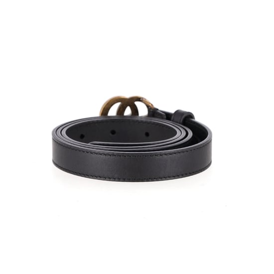Gucci GG Marmont riem in zwart leer - Image 3