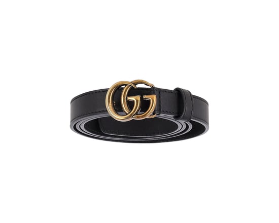 Gucci GG Marmont riem in zwart leer - Image 4