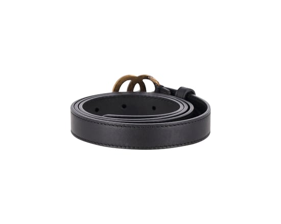 Gucci GG Marmont riem in zwart leer - Image 5