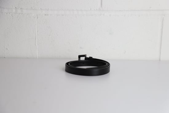 Saint Laurent riem met gesp in zwart leer - Image 6