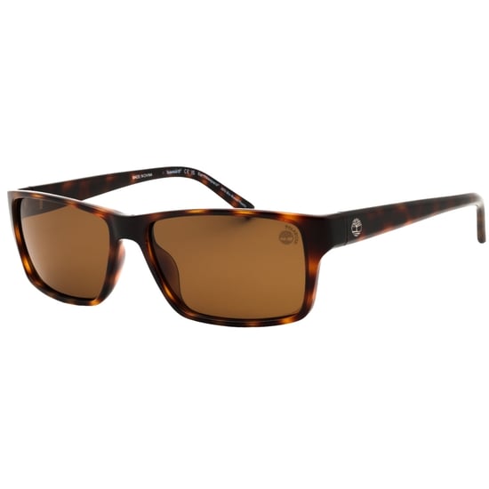 Timberland Dark Havana Brown Polarized Sunglasses - Image 2