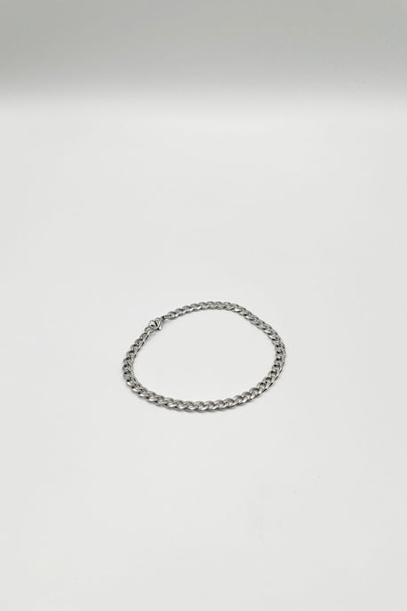 Cuban Bracelet in Silver 5mm - Image 4