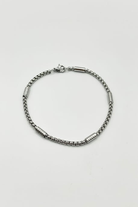 Bead Bracelet in Silver - Image 3