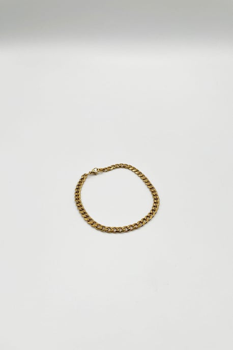 Cuban Bracelet in Gold 5mm - Image 4