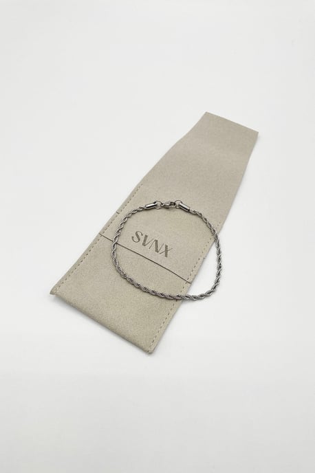 Rope Chain Bracelet in Silver - Image 1