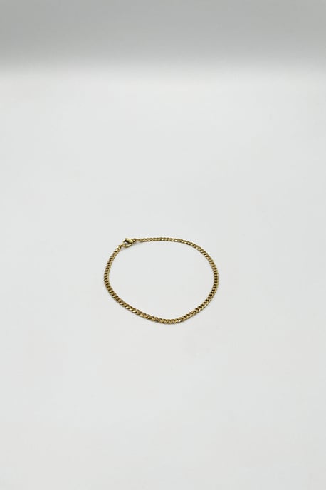 Cuban Bracelet in Gold 3mm - Image 4