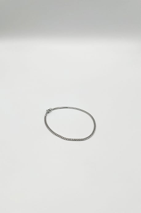 Cuban Bracelet in Silver 3mm - Image 4