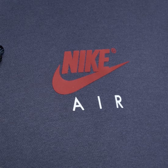 Nike Air Mens Zip Through Hoodie Navy - Image 2