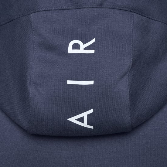 Nike Air Mens Zip Through Hoodie Navy - Image 4