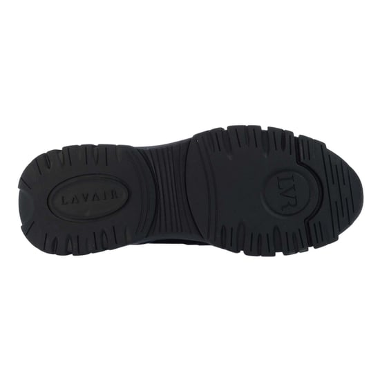 Lavair Heren Pacific 2.0 Leren Trainers (Zwart) - Image 3