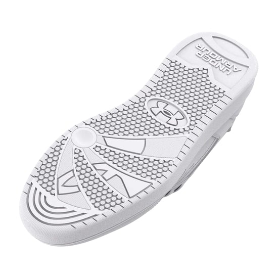 Under Armour Mens Official Leather Shoes (White) - Image 4