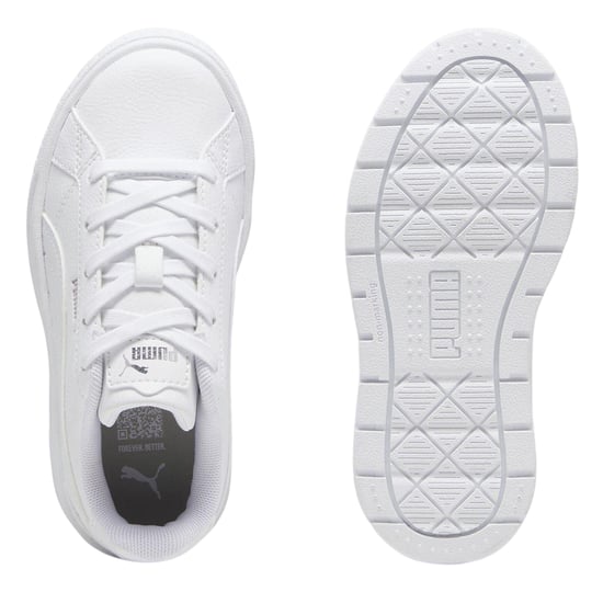 Puma Karmen II leren platformschoenen voor kinderen (Wit) - Image 3