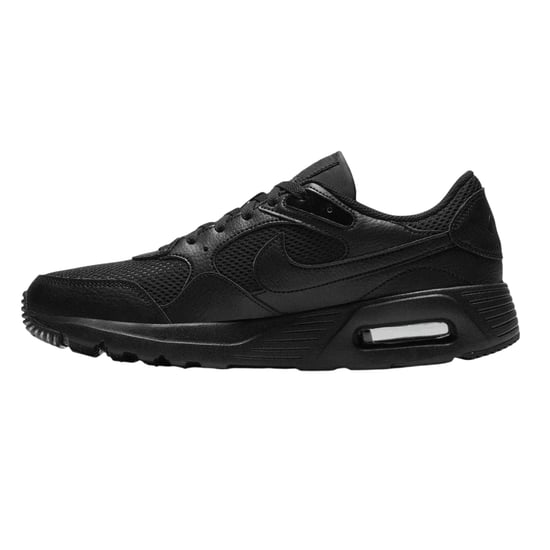 Nike Heren Air Max SC Leren Trainers (Drievoudig zwart) - Image 3