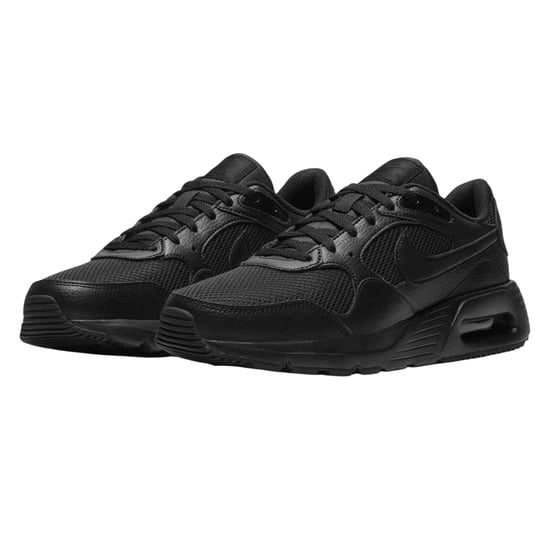Nike Heren Air Max SC Leren Trainers (Drievoudig zwart) - Image 5