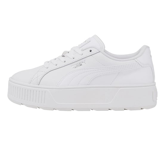 Puma Womens/Ladies Karmen Leather Trainers (White) - Image 3