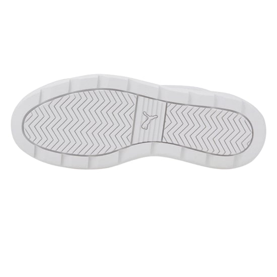 Puma Womens/Ladies Karmen Leather Trainers (White) - Image 4