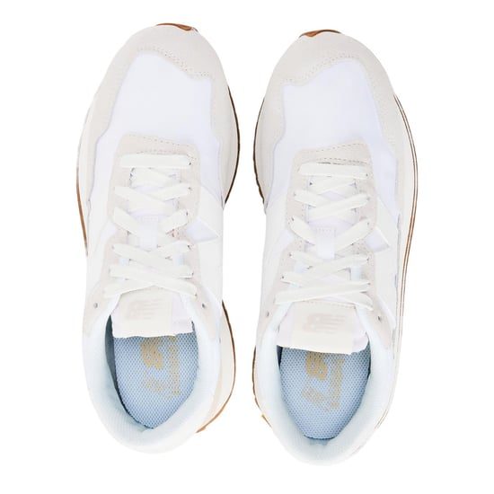 New Balance Dames 237 Classic suède sneakers (Wit/Gum) - Image 4