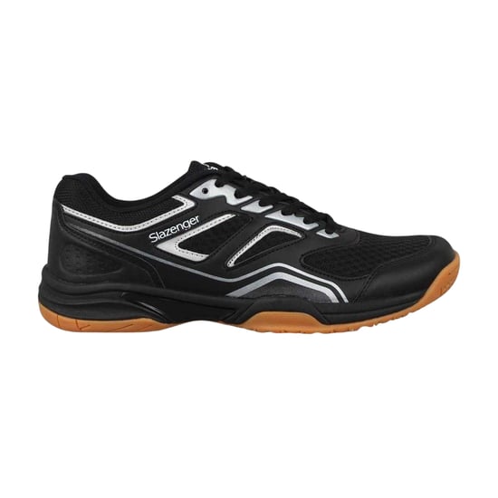 Slazenger Heren binnentrainers van mesh (ZWART/BLAUW) - Image 1