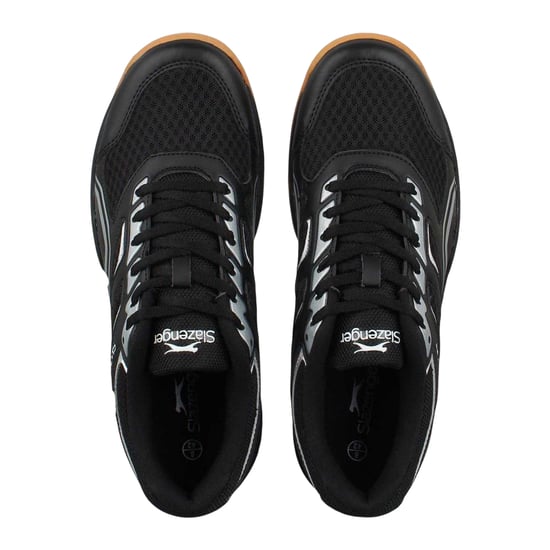 Slazenger Heren binnentrainers van mesh (ZWART/BLAUW) - Image 4
